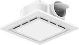 Top 10 Reviews of the Best Bathroom Vent with Light Options 10 TEPU Bathroom Exhaust Fan with Light 144 CFM, 11.8In Grille, Cutout Size 9.8' x 9.8', Duct 4 Inch, 1.0 Sone Quiet Bath Ceiling Vent Fan Combo with 6500K 1200LM LED Light, for Bathroom, Laundry, Shower