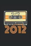  Best Of 2012: Lined Notebook Journal, Retro Music Cassette 80s, ToDo Exercise Book, e.g. for exercise, or Diary (6\