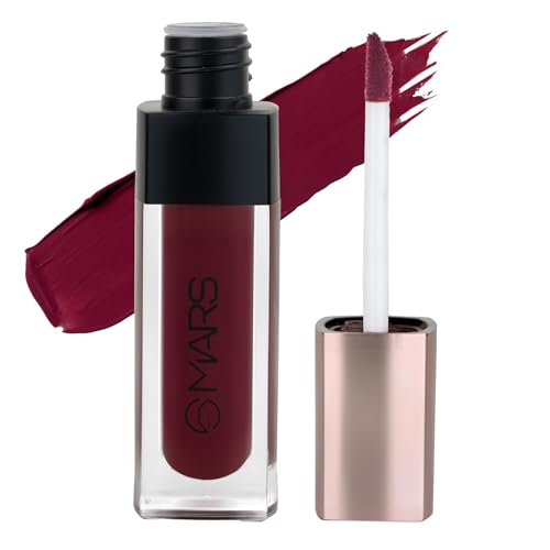 Image of Liquid Lipstick, Red, Matte Finish, Hydrating, Transfer-Proof, Smudge-Proof, Upto 12Hr Stay, Lightweight Mousse Formula, Doe Foot Applicator (LL20) (Wild Chase - 13)