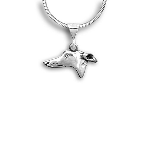 The Magic Zoo Sterling Silver Greyhound Small Pendant #TOP17