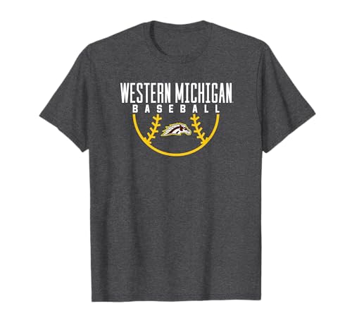 Western Michigan University Broncos Baseball Arch T-Shirt