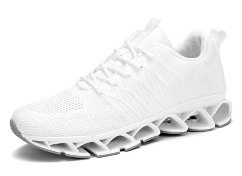 Image of Mens Slip on Running Walking Shoes Blade Tennis Casual Fashion Sneakers Comfort Non Slip Work Sport Athletic Trainer