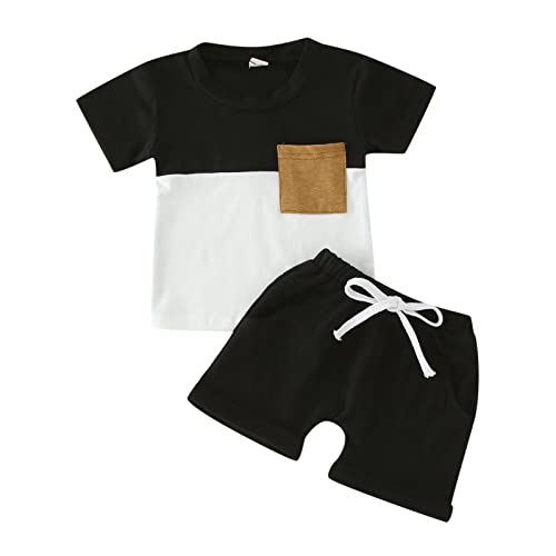 Ropa de manga corta para niños y niñas en conjuntos de temporada conjunto de dos piezas para y chicas Calma que Transmite su Atuendo Diario y Escolar