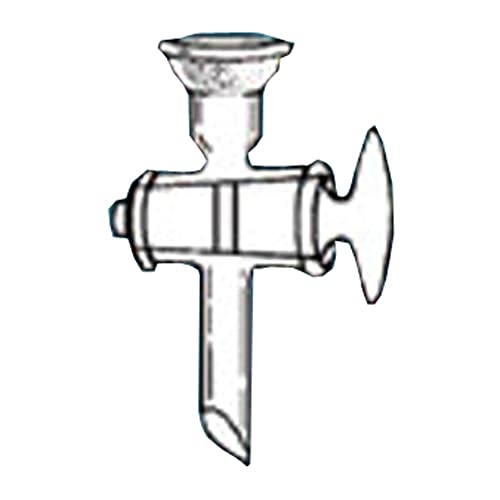 Flasque de réaction avec robinet d'arrêt d'écoulement ACE Verre 6492–10 et raccord 28/15