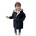 EnJoCho Baby Toddler Boys Girls Winter Jacket Coat Warm Clothes 2-10Years Old Kids Fashion Long Sleeve (Black-A#bv, 5-6 Years)