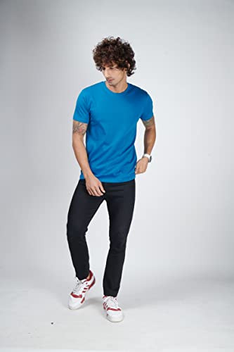 Image of BeeBasic Cotton Regular Fit Tshirts for Men Combo Pack of 2 - Round Neck Half Sleeves Tshirts
