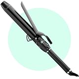 MINT Professional Extra Long Hair Curling Iron 1 1/2 inch | 2-Heater Ceramic Barrel That Stays Hot | 1.5 Inch Hair Iron Curler for Beach Waves | Travel-Ready International Dual Voltage