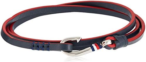 Tommy Hilfiger Bracciale a Giro di Ispirazione Nautica per Uomo