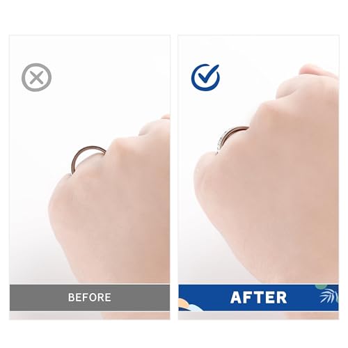 ELETIUO Invisible Ring Size Adjuster for Loose Rings,6 Sheets-234 Pcs Transparent Ring Size Reducer Tightener,Fitter for Wide Rings,Multiple sizers for Man and Woman4