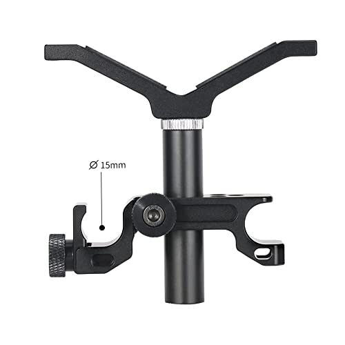 Soporte en forma de Y para lentes NICEYRIG de varillas LWS de 15 mm, ajuste vertical de hasta 64 mm, compatible con lentes pesados de diámetro entre 50 mm y 140 mm - modelo US-2709475 miniatura 4