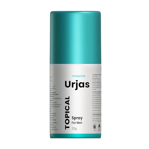 myUpchar Urjas Topical Spray for Men | Non-Transferable & Non-Alcoholic | Better Quality Herbal Formula | 20g