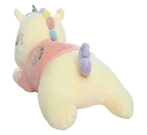 Image of Cute Soft Stuffed Sleeping Unicorn Plush Toy Teddy Bear Washable Cuddly Baby Soft Toy For Baby, Kids, Girls And Boys, 35 Cm