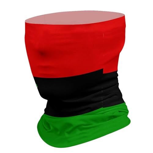 Pan African Flag Unisex Face Mask Breathable Neck Gaiter Face Covers Seamless Bandanas Scarf3