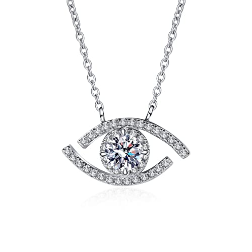 Colliers pour les yeux maléfiques en moissanite accessoire idéal du quotidien féminin