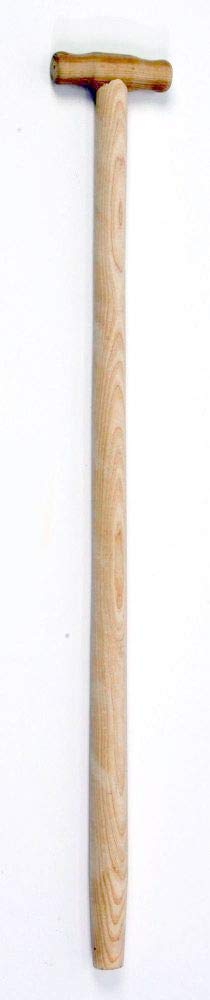 Floraworld Spatenstiel Eschenholz – Comfort, gerade, 90 cm, FSC-zertifiziert