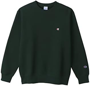 （09:00時点） [チャンピオン] スウェット 長袖 ワンポイントロゴ 刺繍 クルーネックスウェットシャツ C3-W005Z -570-L