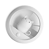 Veilleuse chat - adorable design en forme de chat de dessin animé, attrayant et novateur pour les enfants, veilleuse à induction corporelle
