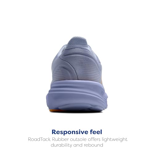 Brooks Women’s Revel 8 Neutral Running & Walking Shoe - Blue Heron/Coconut/Orange - 10 Medium