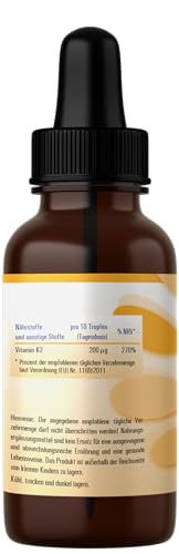 Vihado Vitamin K2 Tropfen hochdosiert MK-7 99,7%