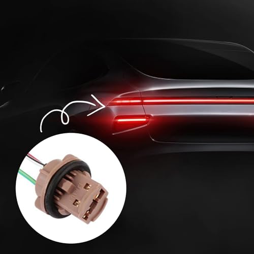 Adaptador toma hembra para foco 7443 de auto, pack 2 piezas miniatura 6