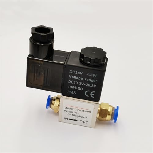 Vanne magnétique normalement fermée 24V à commutation pneumatique rapide - 3