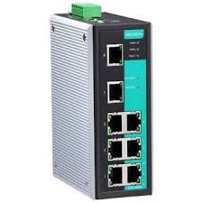 MOXA EDS-408A-T - 8 Ports Entry Level Managed Ethernet Switch with 8 10/100 BaseTx Ports, Port Base VLAN and QoS, -40 ~ 75°C