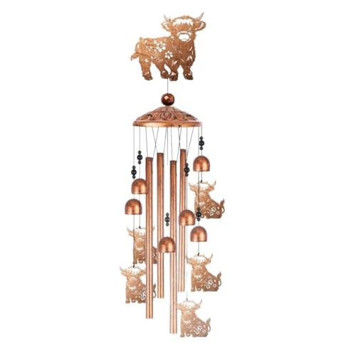 Carillon éolien en métal durable, clochettes robustes résistantes aux intempéries pour extérieur