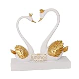 Photo Gallery kukuuu statuina di coppia di cigni moderna da collezione, per scrivania, ufficio, casa, decorazione (bianco) Photo Gallery kukuuu statuina di coppia di cigni moderna da collezione, per scrivania, ufficio, casa, decorazione (bianco)