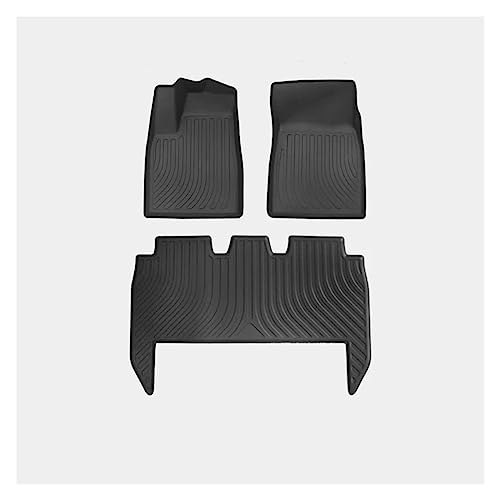 Tapis de sol voiture caoutchouc pour Tesla Model X 2016-2023 spécial escapades