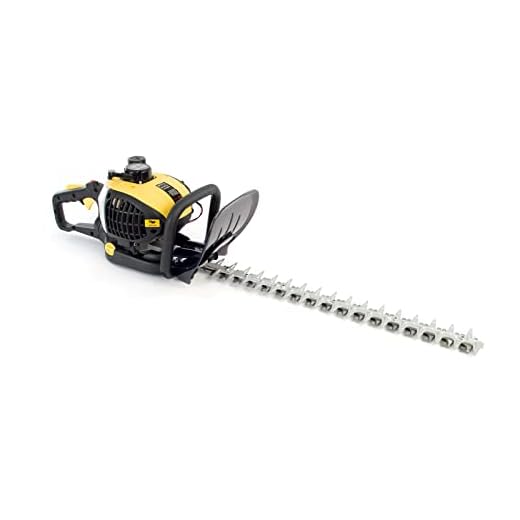Wilks-USA 22.5cc Petrol Hedge Trimmer with 60cm Dual-Action Blade and Air-Cooled 2-Stroke Engine