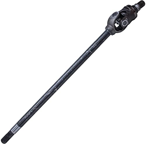 Image of Detroit Axle - Front 2pc U-Joint CV Axles for 2005-2014 Ford F-250 F-350 Super Duty, 2006 2007 2008 2009 2010 2011 2012 2013 2 U-Joint CV Axles Assembly Replacement