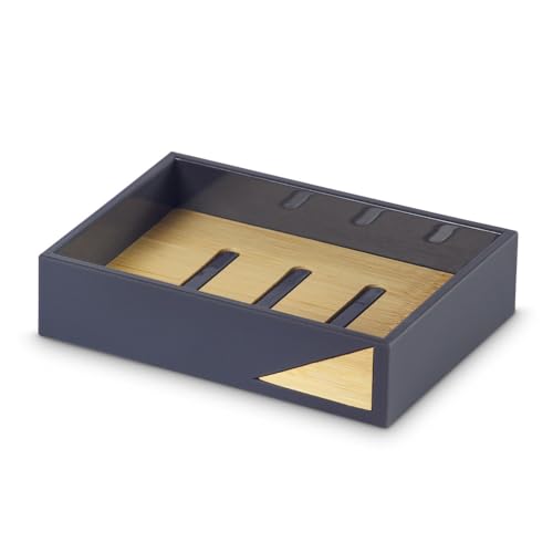 Image of Freelance Portofino ABS Soap Dish Holder for Bathroom, New Grey - Wash Basin Soap Box Sabun Dani /Sabundani - Soap Bar Holder Box - Soap Tray /Stand /Case /Cases for Kitchen Sink, Bathroom, Washroom