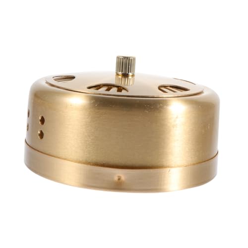 Mikinona Copper Moxa-Wool Box Anti-Scald Design Portable Moxibustion Pot for Body Massage Unique Hollow Structure for Home Use