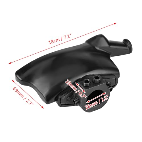 Image of 1Pcs Tire Changer Duck Head, Black Tire Machine Head, Plastic Nylon Duckhead, Diameter 1.1in Tire Machine Parts Replacement Tyre Mount Demount Tool, 7.1 x 2.7in