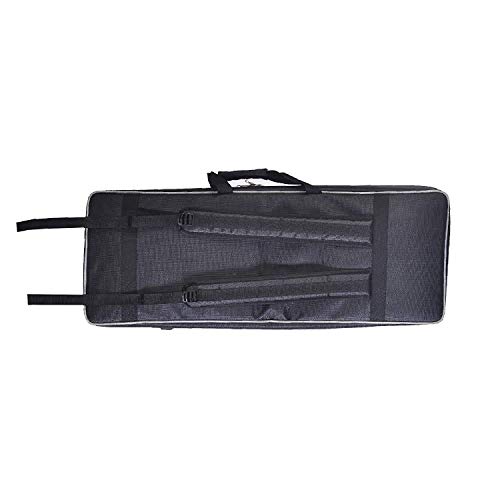 Image of Music Manchester Keyboard and Piano Case /Cover For Yamahaa PSR S770, PSR S750, PSR S950 61-Keys Heavy Padded Gig Bag with Front Pocket(Grey)