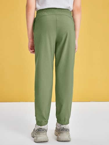 Haloumoning Boys Lightweight Sweatpants Quick Dry Traning Track Pants Joggers for Kids with Pockets 5-14 Yeras4