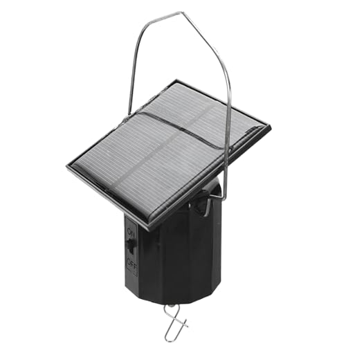Stibtmr Solarbetriebener Windspinner Motor Solarmotor Für Windspiel Solarbetriebener Rotationsmotor Hängender Batteriemotor Schwarzer Rotierender Motor Für Gartenwindspinner Dekoration