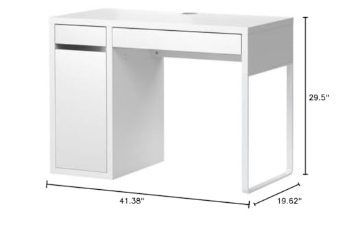 (Ship from USA) Ikea Micke Desk Computer Workstation Table White Modern NEW .PACKNO-5R27G2-1C82HY1743 - Image 3