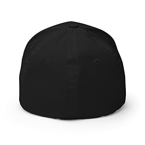 FX XRP Fitted Hat Embroidered Curved Bill Mid Crown Closed-Back Structured Twill Cap - Image 4
