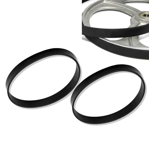 CLKE 2 Stück Bandsäge Gummiband für 8-Zoll-Bandsäge-Gummireifen-Holzbearbeitungs-Ersatzteile Passend für 1400 mm 1425 mm Draper Einhell Scheppach HBS20-Bandsäge-Scrollrad