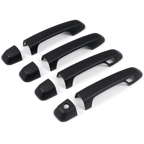 Cache-poignées de porte Toyota 4Runner 2010-2023 ABS noir mat extérieur