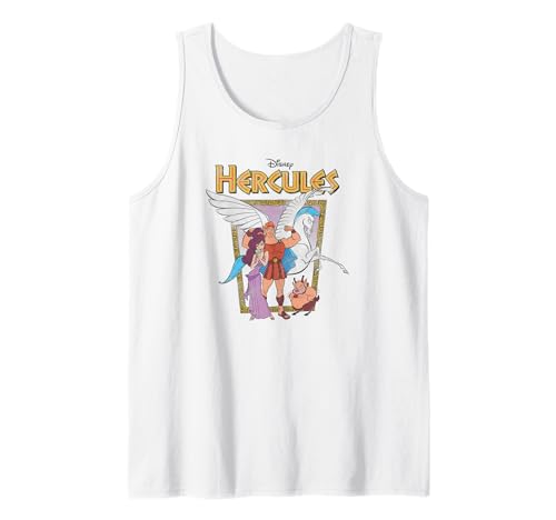 Débardeur Disney Hercule top sans manches vêtement vintage imprimé rétro mythologie