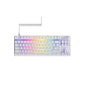 Clavier de Jeu Mécanique Compact TKL Fnatic STREAK80 LP Blanc
