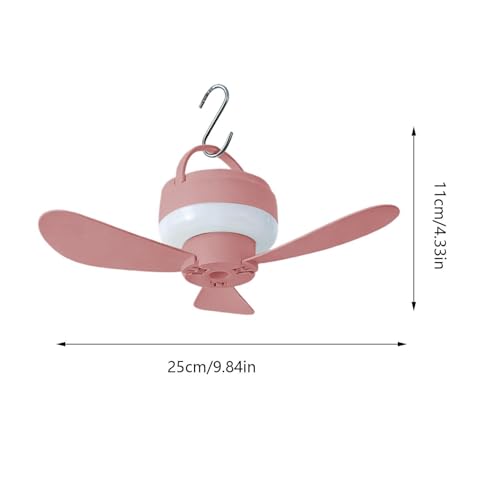 Ventilateur de plafond sans fil 3 vitesses rechargeable par USB - 7