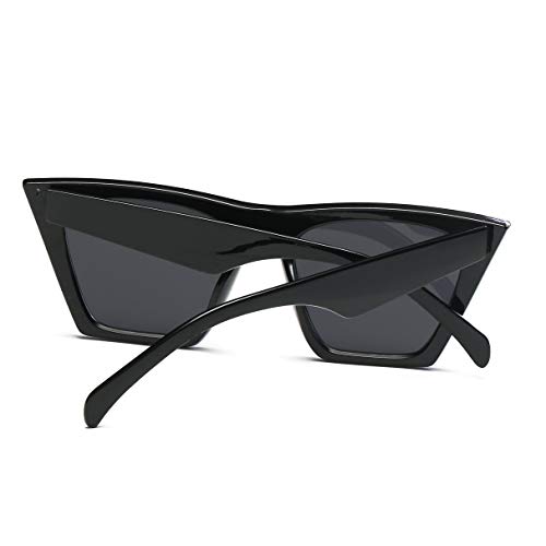 Women Vintage Square Lens Cat Eye Sunglasses Trendy Cateye Frame Eyewear UV4003