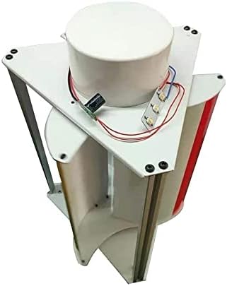 100W 1-24V Vertical Wind Turbine Low Wind Start Disc Ironless Generator Portable Windmill Home and Outdoor Maximum Power 100W Vertical Generator