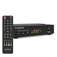 STRONG - Digitaler HD-Kabelreceiver SRT 3030 - TV Receiver für Kabelfernsehen - Dolby Audio - DVB-C mit HDMI-, Scart- und USB-Anschluss - Energiesparfunktion - Benutzerfreundliches Menü - schwarz