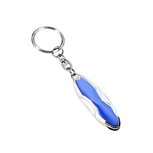 Image of Static Dissipative Keychain - [ Static-Free ] Electrostatic Discharge Resin Conductive Antistatic Key Ring, Blue