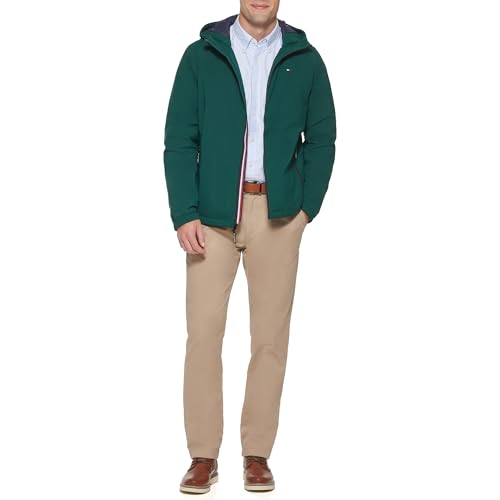 Image of Tommy Hilfiger Men's Quilted Hooded Puffer Jacket