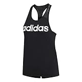 adidas sleek top ten hi Rundhals adidas Damen W D2m Lo Tank Top, Black/White, M, DS8715